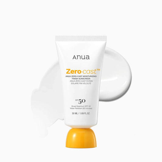 ANUA Zero-Cast Moisturizing Finish Sunscreen SPF50+ PA++++, 50 ml