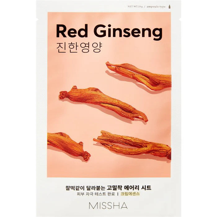 MISSHA Airy Fit Sheet Mask – Red Ginseng ( 1 Stück )