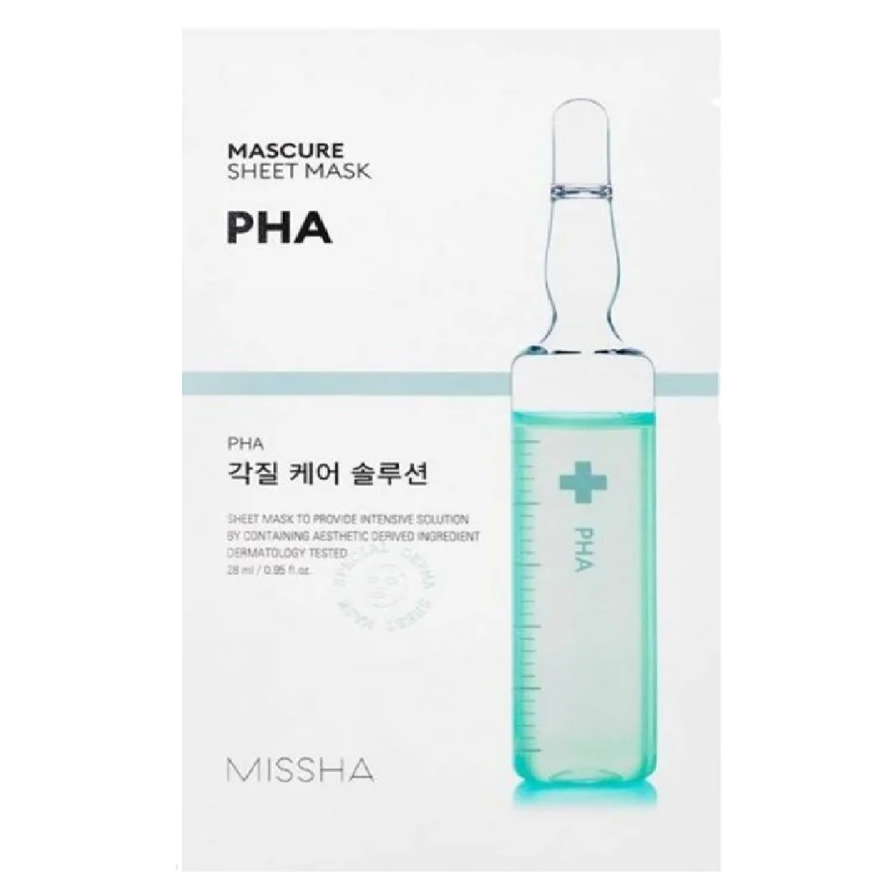 MISSHA Mascure Sheet Mask PHA (Sanftes Peeling) 1 Stück