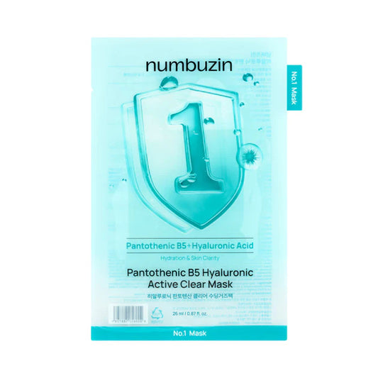 Numbuzin No.1 Pantothenic B5 Hyaluronic Active Clear Mask [26ml]